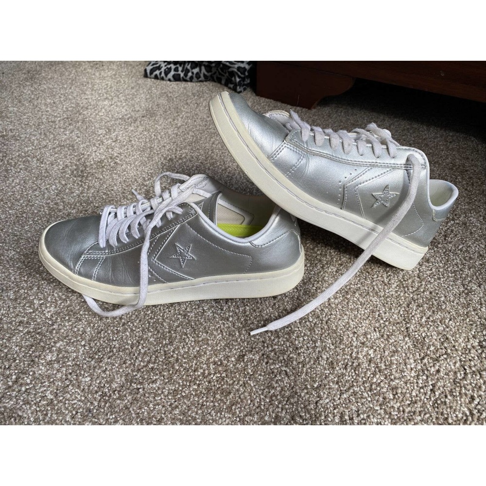Converse One Star PL LP Silver 555947C Women’s 6.5 - Picture 3 of 6